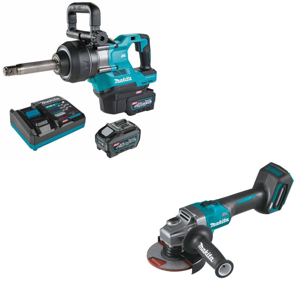 Makita GWT10T Impact Wrench Kit W/ FREE GAG01Z 4-1/2-5" Angle Grinder