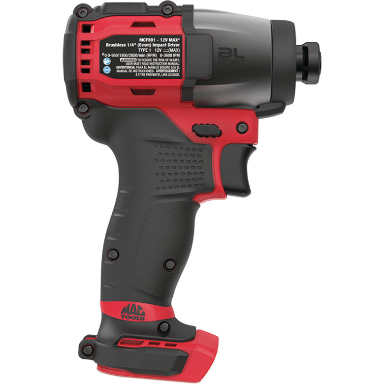 12V MAX* 1/4" Drive Brushless Impact Driver (Tool Only)