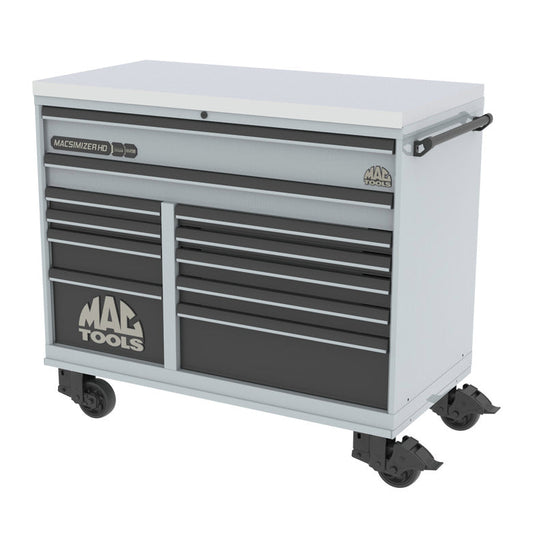 Macsimizer® HD Workstation 56" - Nardo Gray-Crinkle Black