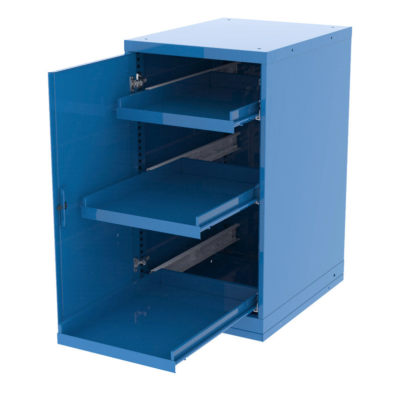 Macsimizer® HD Side Cabinet - Boss Blue-Crinkle Black (Left)