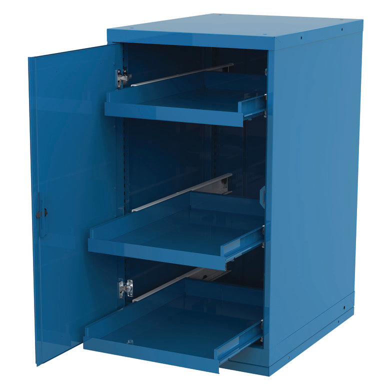 Macsimizer® HD Side Cabinet - Boss Blue-Crinkle Black (Left)