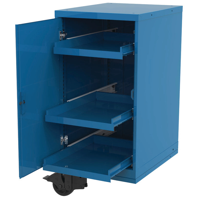 Macsimizer® HD Side Cabinet - Boss Blue-Crinkle Black (Left)