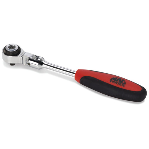 1/4" Drive Bi-Material Round Head Flex Ratchet - 6"