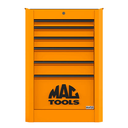 Macsimizer® 6-Drawer Side Box with PowerTech™ Drawer - Fireball Orange