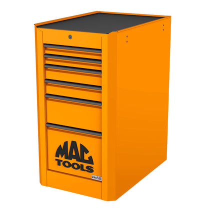 Macsimizer® 6-Drawer Side Box with PowerTech™ Drawer - Fireball Orange