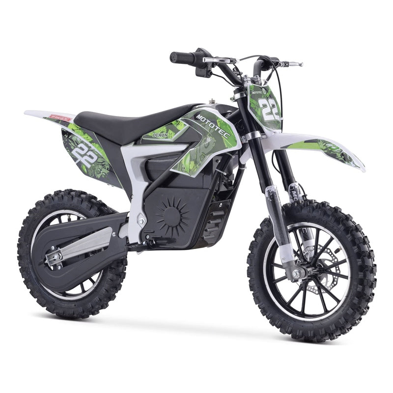 MotoTec 36v 500w Demon Electric Dirt Bike Lithium