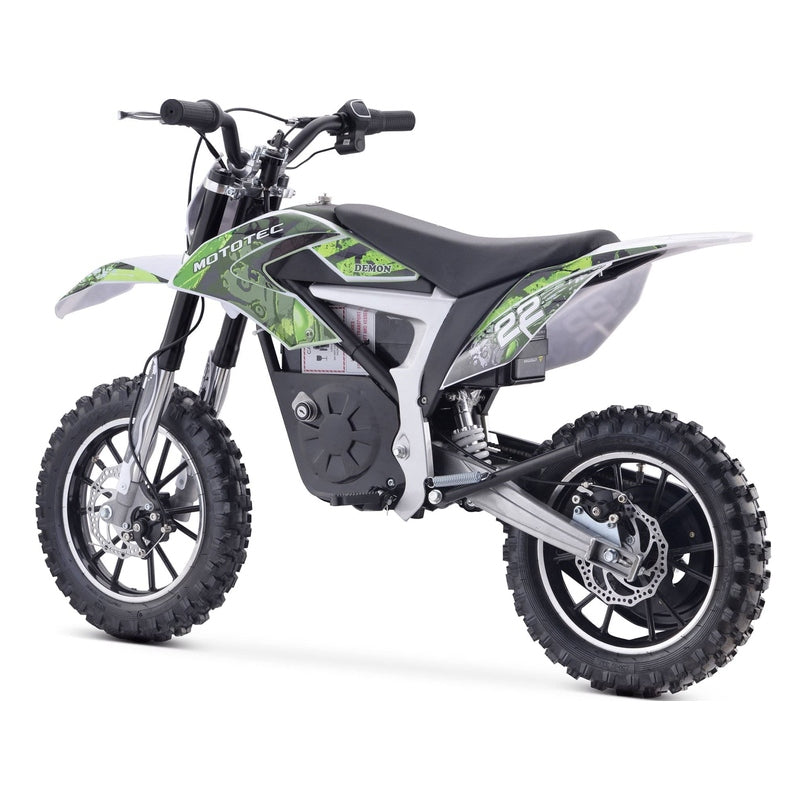 MotoTec 36v 500w Demon Electric Dirt Bike Lithium