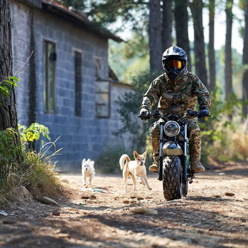 MotoTec 60v 1500w Electric Powered Mini Bike Lithium Black