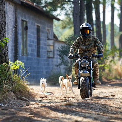 MotoTec 60v 1500w Electric Powered Mini Bike Lithium Black