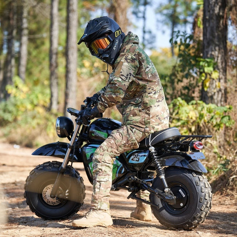 MotoTec 60v 1500w Electric Powered Mini Bike Lithium Black