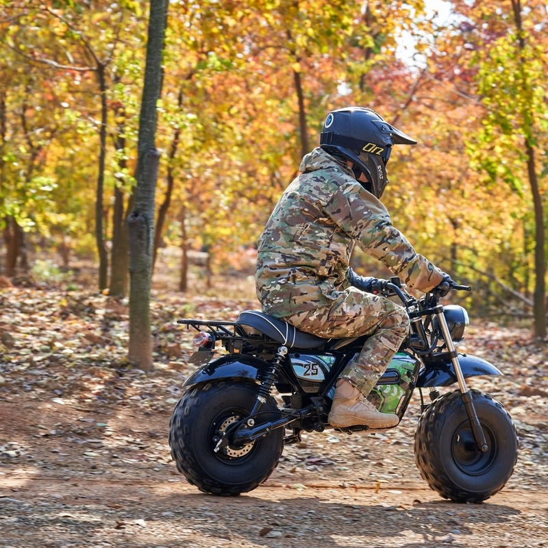 MotoTec 60v 1500w Electric Powered Mini Bike Lithium Black