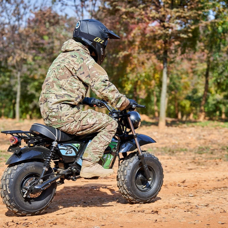 MotoTec 60v 1500w Electric Powered Mini Bike Lithium Black