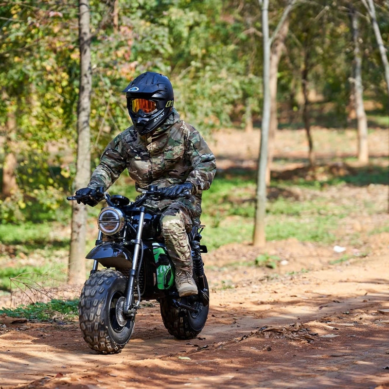 MotoTec 60v 1500w Electric Powered Mini Bike Lithium Black