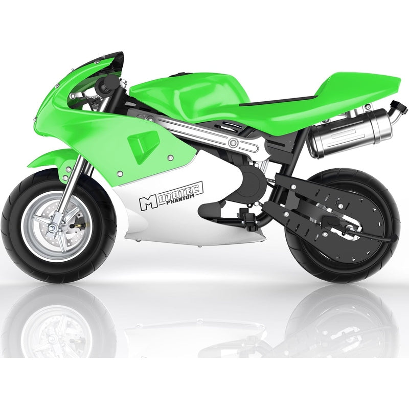MotoTec Phantom Gas Pocket Bike 49cc 2-Stroke