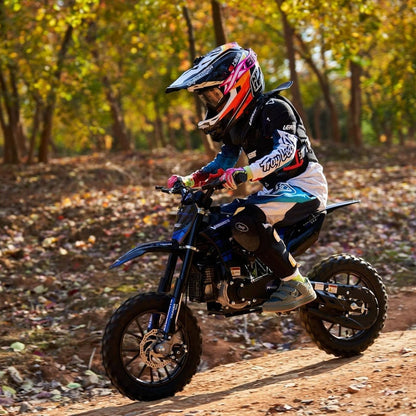 MotoTec Thunder 50cc 2-Stroke Kids Gas Dirt Bike