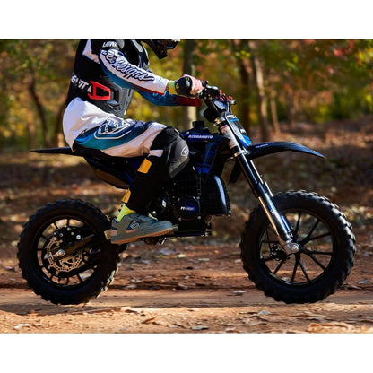 MotoTec Thunder 50cc 2-Stroke Kids Gas Dirt Bike
