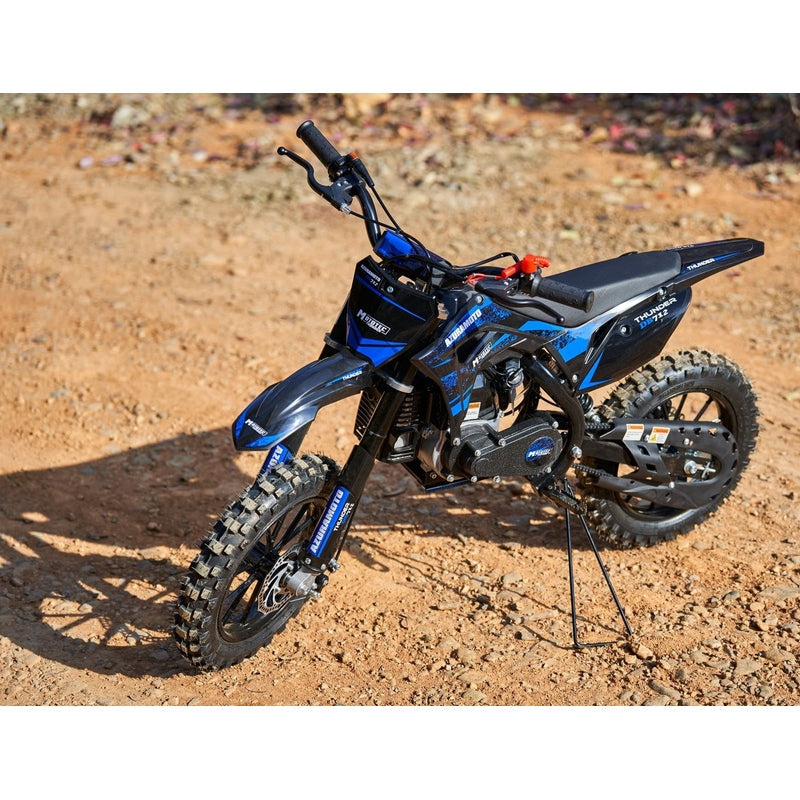 MotoTec Thunder 50cc 2-Stroke Kids Gas Dirt Bike
