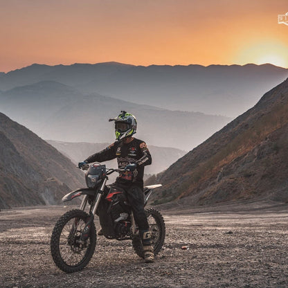 MotoTec Venom 72v 12000w 50ah Electric Dirt Bike White