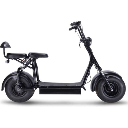 MotoTec Knockout 60v 1000w Electric Scooter Black