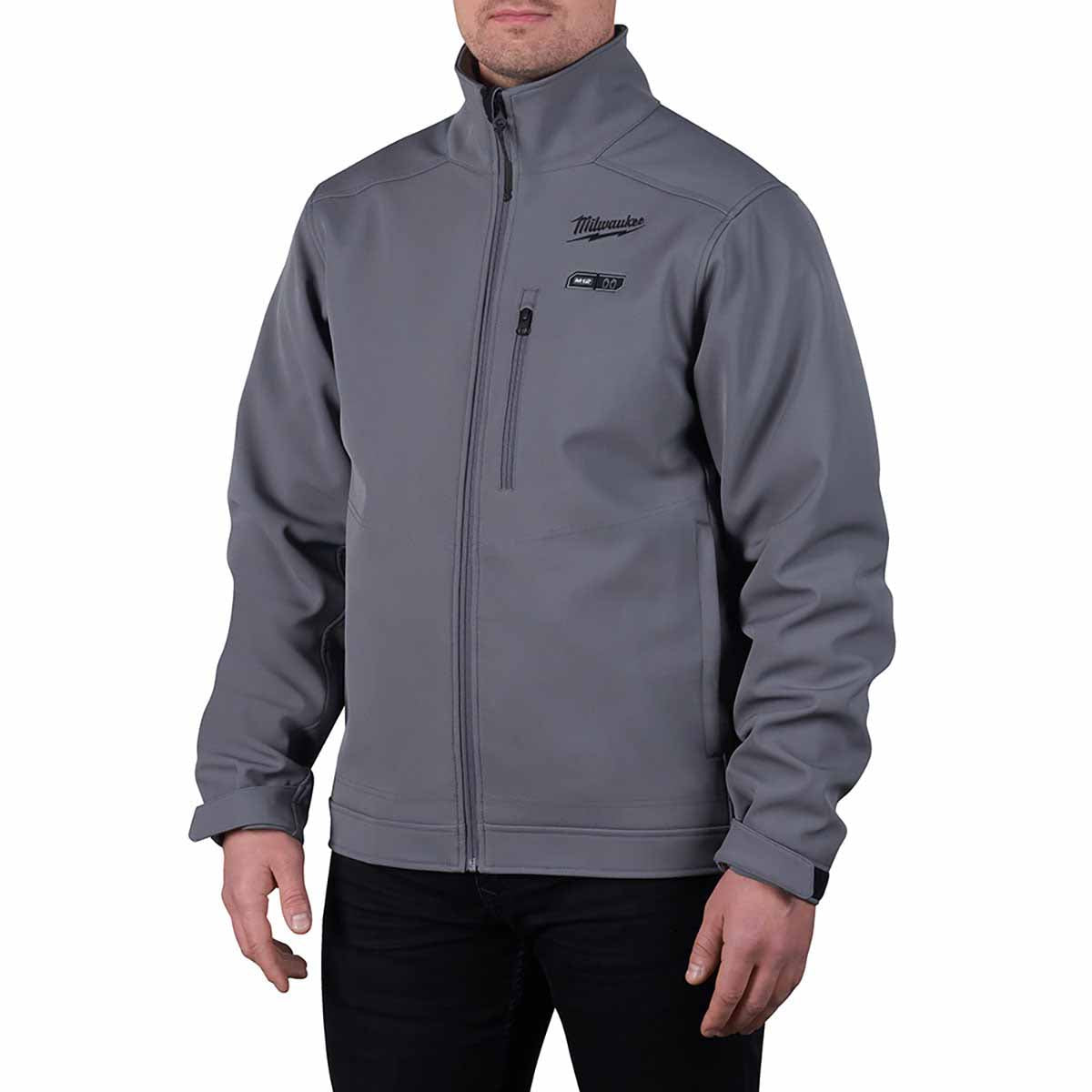 Milwaukee 204G-21 M12 Heated ToughShell Jacket Kit - Last Generation (Gray)