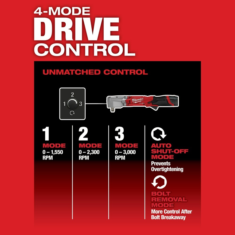 Milwaukee 2465-20 M12 FUEL 3/8" Digital Torque Wrench w/ ONE-KEY Bare Tool