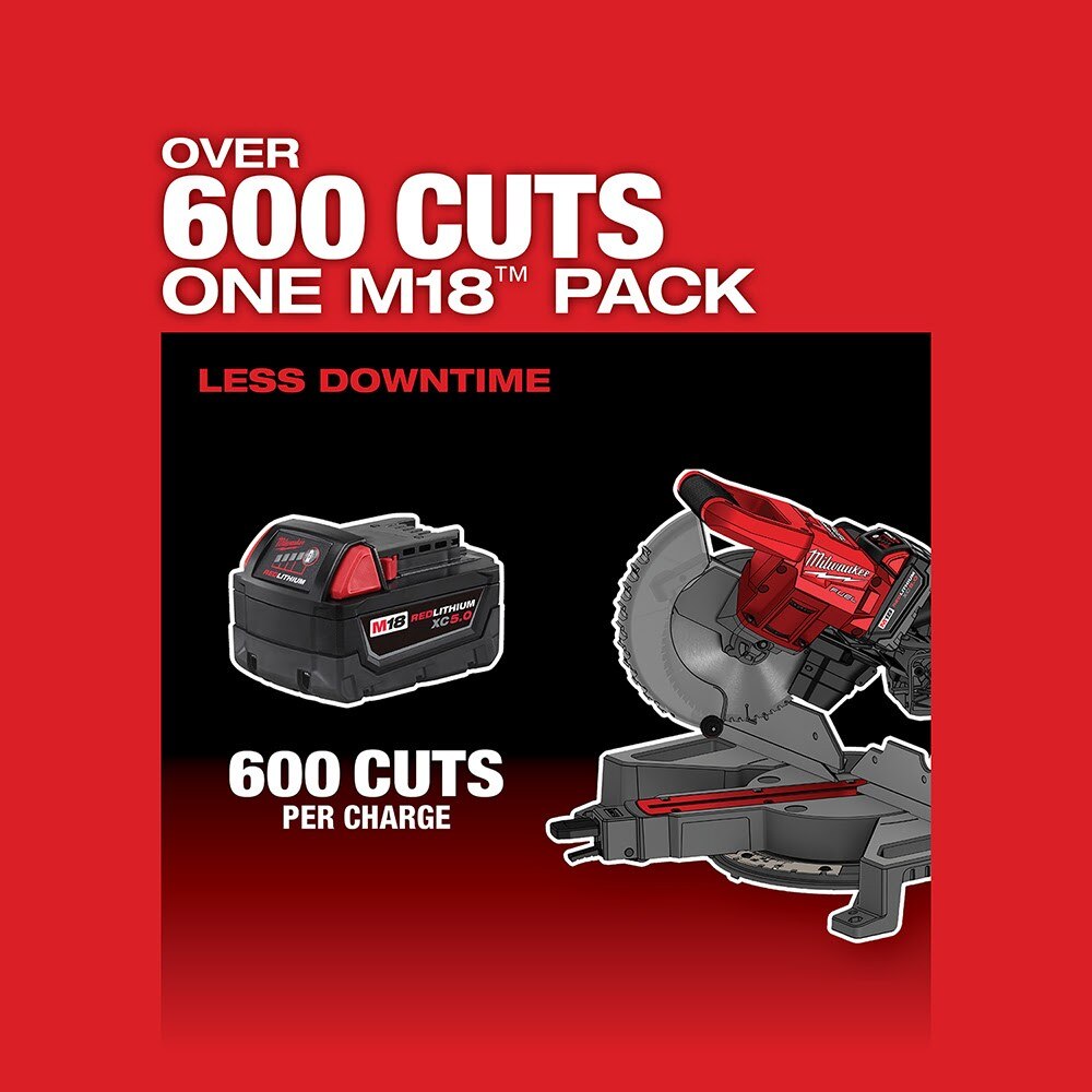 Milwaukee  2733-21 M18 FUEL 7-1/4" Dual Bevel Sliding Compound Miter Saw Kit