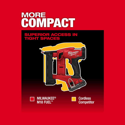 Milwaukee 2749-21CT M18 FUEL 18GA 1/4" NARROW CROWN STAPLER- 1 Battery CP2.0 Kit