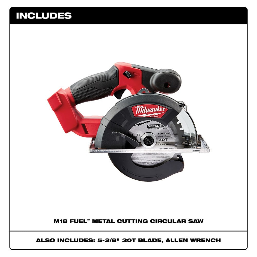 Milwaukee 2782-20 M18 FUEL 5-3/8" - 5-7/8" Metal Circular Saw Bare Tool