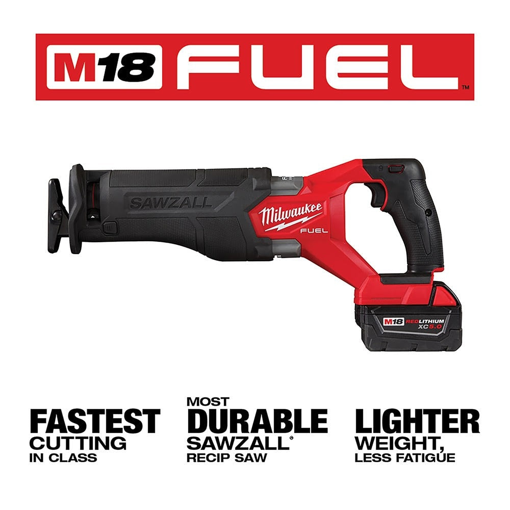Milwaukee  2821-21 M18 FUEL™ SAWZALL® Recip Saw - 1 Battery XC5.0 Kit
