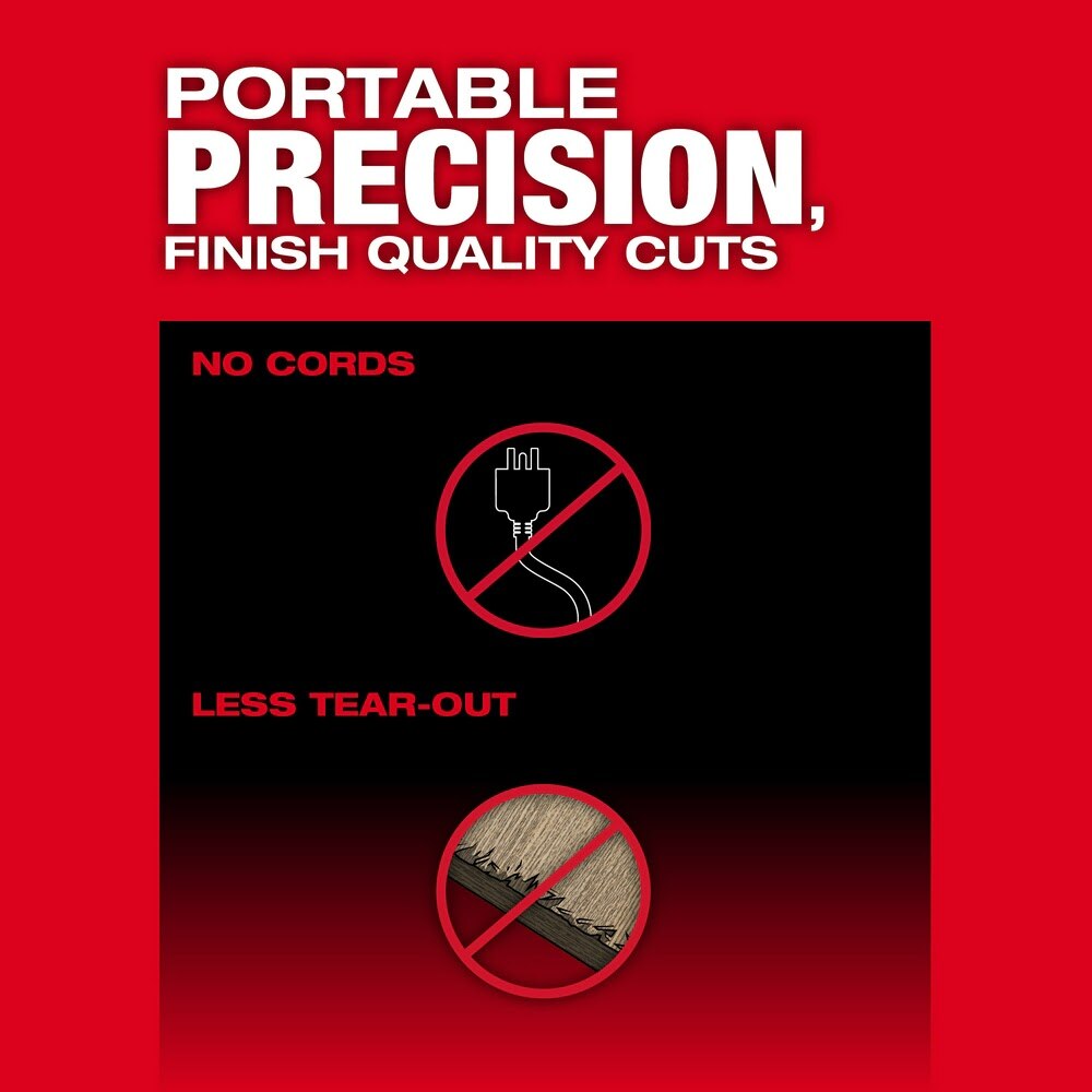 Milwaukee 2831-21 M18 FUEL 6-1/2" Plunge Track Saw Kit