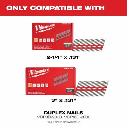 Milwaukee 2844-21 M18 FUEL Duplex Nailer Kit