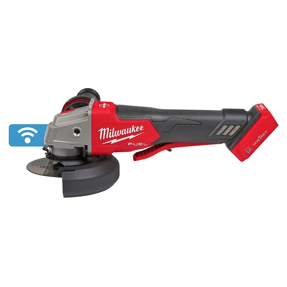 Milwaukee 2882-20 M18 FUEL™ 4-1/2" / 5" Braking Grinder w/ ONE-KEY™  Paddle Switch, No-Lock