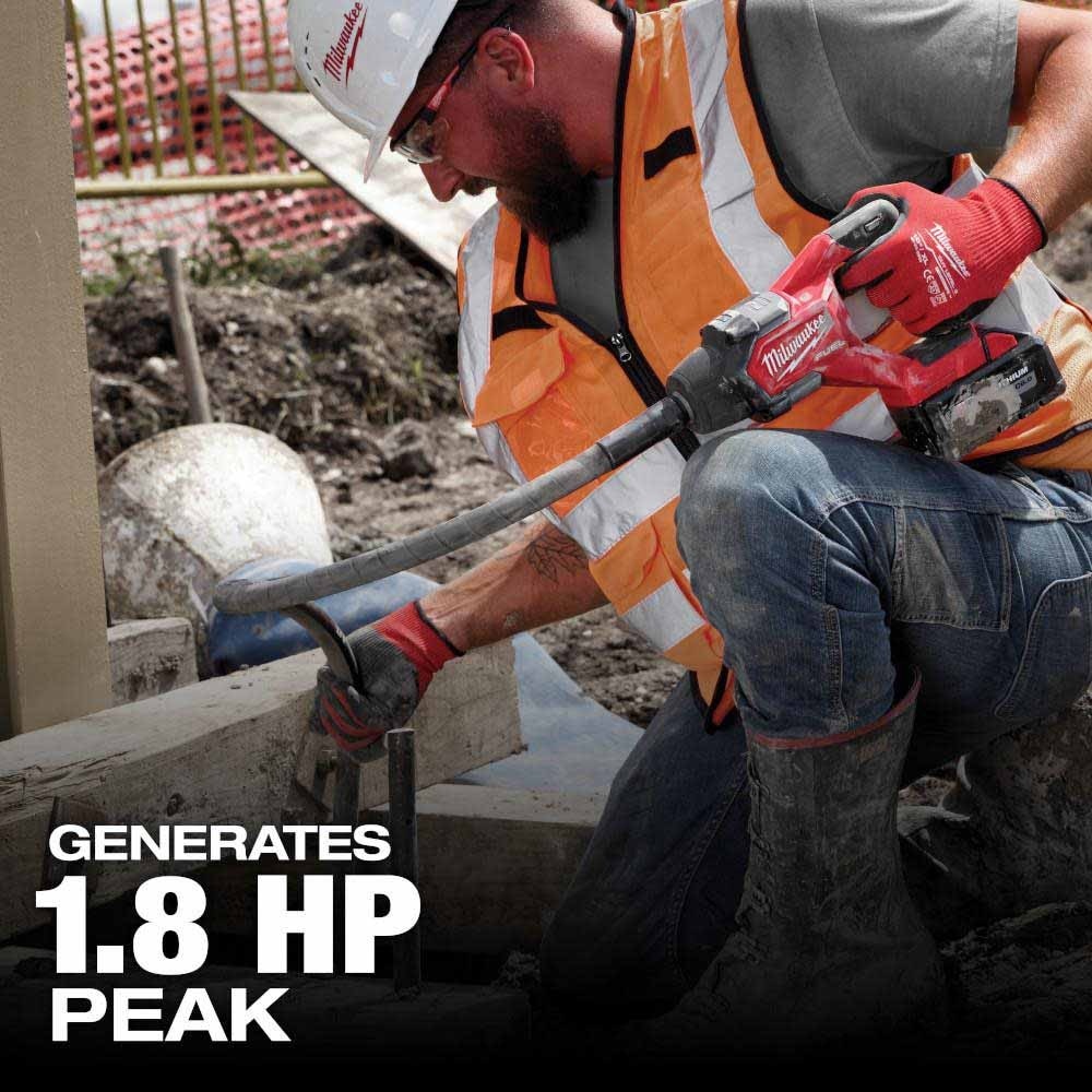 Milwaukee 2910-20 M18 FUEL™ 4' Concrete Pencil Vibrator