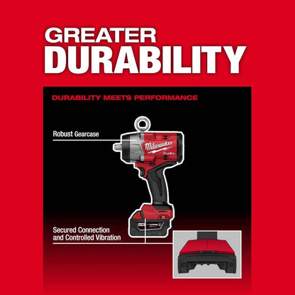 Milwaukee 2966-20 M18 FUEL 1/2" High Torque Impact Wrench w/ Pin Detent