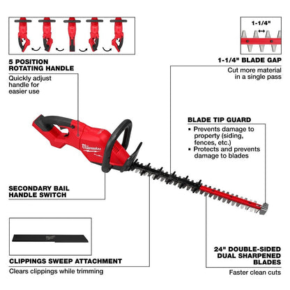 Milwaukee 3033-20 M18 FUEL 24" Hedge Trimmer