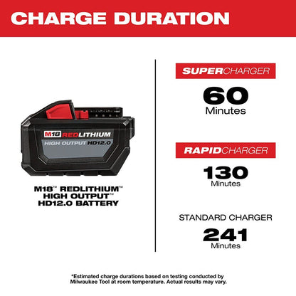 Milwaukee 48-11-1812 M18 REDLITHIUM High Output HD12.0 Battery Pack