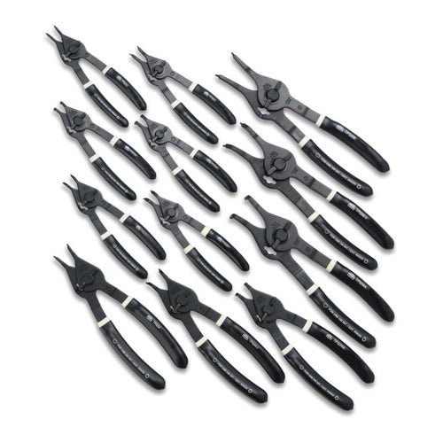 12-PC. Quarter-Turn Retaining Ring Pliers Set