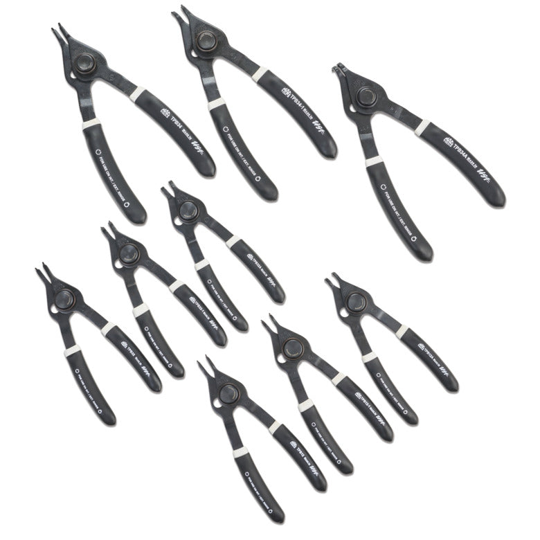 9-PC. Push-Button Retaining Ring Pliers Set