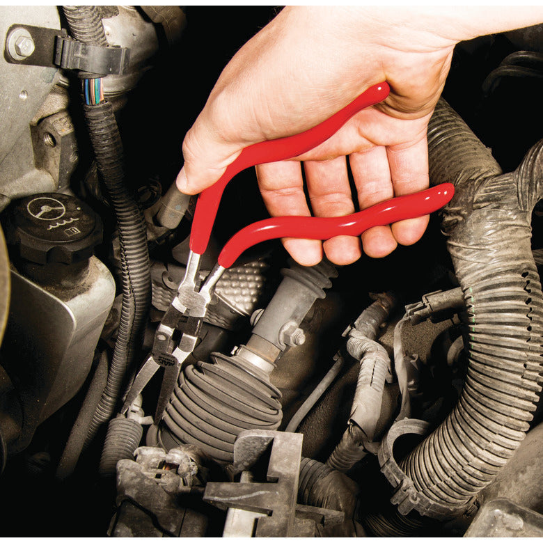 3-PC. Double-Jointed Pistol-Grip Long-Reach Pliers Set