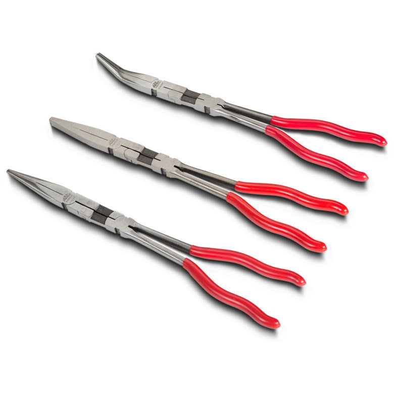 3-PC. Double-Jointed Long-Reach Pliers Set