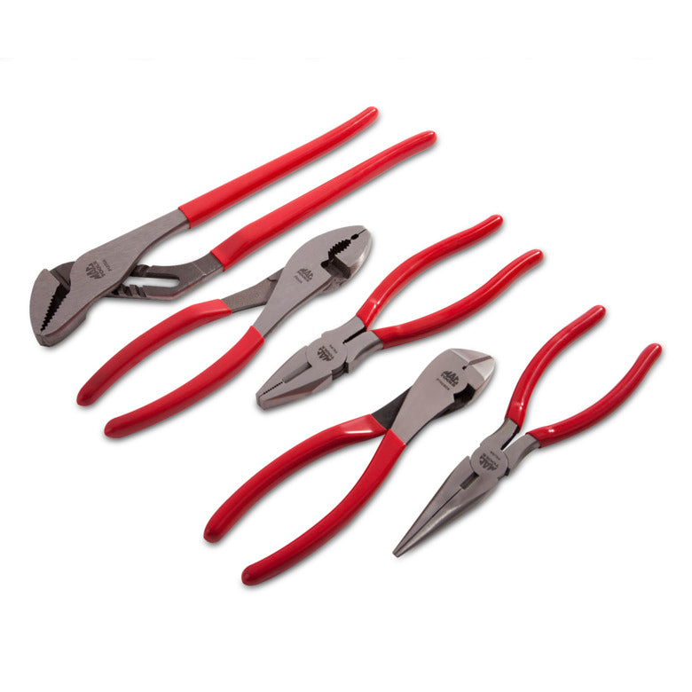5-PC. 8" Pliers with 12" Tongue and Groove