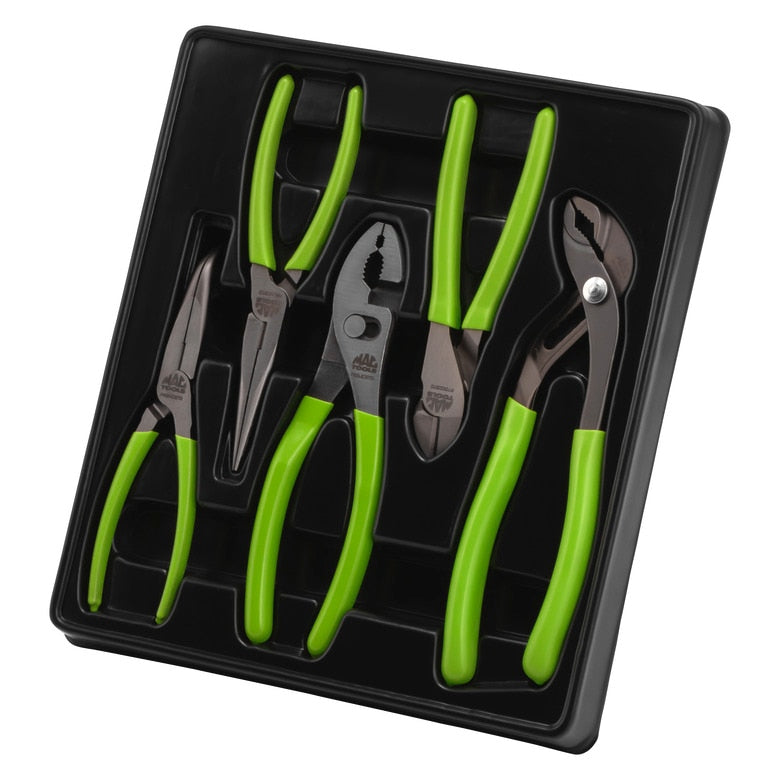 5-PC. Combo C.S.T. Pliers Set HI-VIZ Green