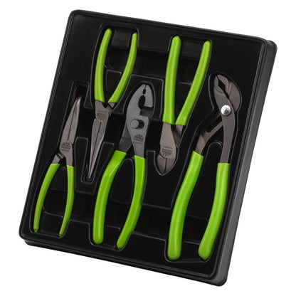 5-PC. Combo C.S.T. Pliers Set HI-VIZ Green