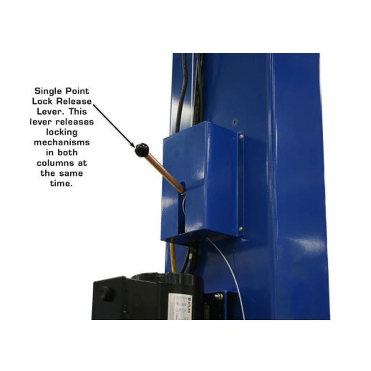 Atlas® PV10PX Symmetric/Asymmetric Heavy-Duty 2 Post Lift 10k lbs ATEXH-PV10PX-FPD