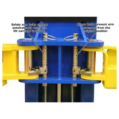 Atlas® PV15PX Adj Height Symmetric 2 Post Lift 15,000 lbs #ATEXH-PV15PX-FPD