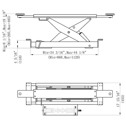 Stratus Sliding Bridge Jack SAE-BJ5