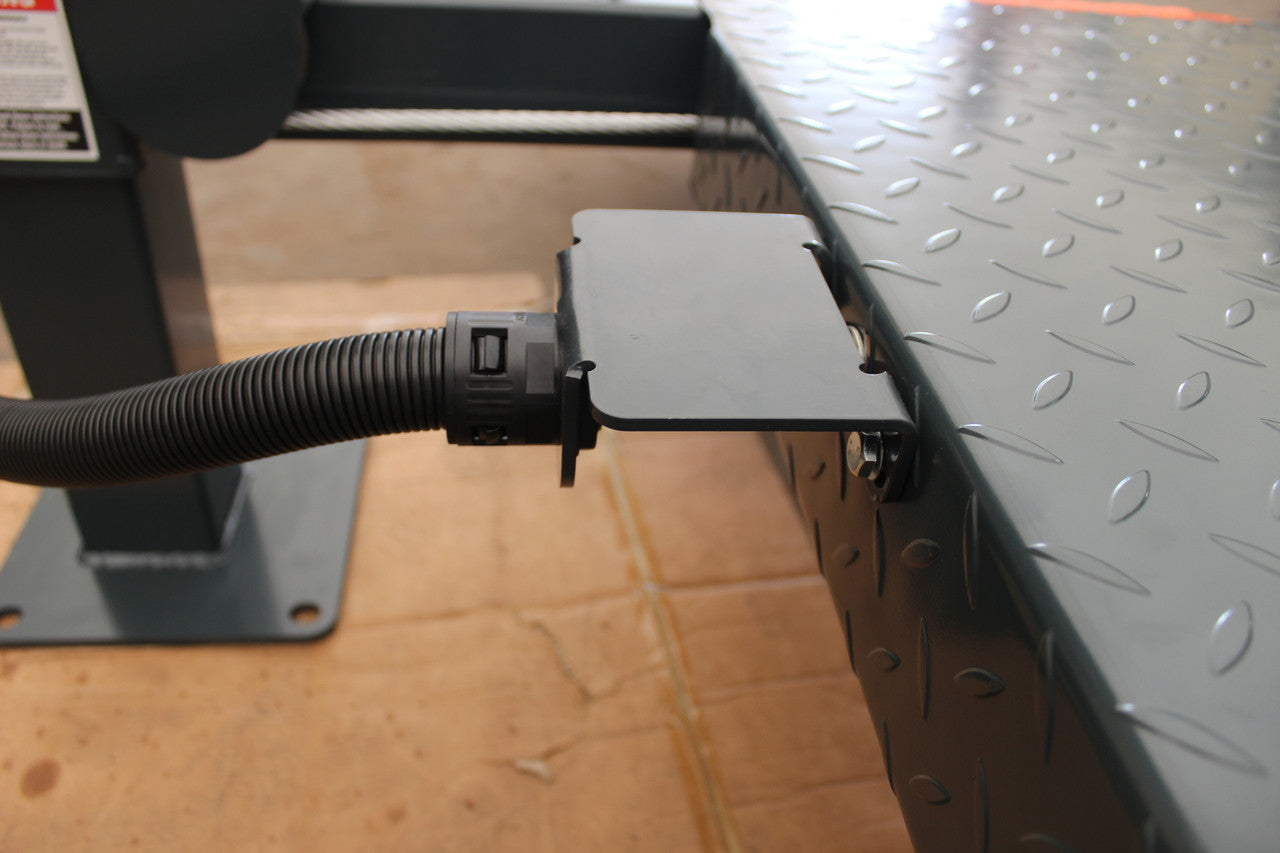 Stratus Compact Enclosed 4 Post 9k lbs Storage Parking Car Lift w/casters SAE-P49C