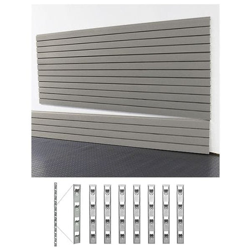 StoreWall | 8′ Standard Duty Slatwall (4 pcs) + Installstrips