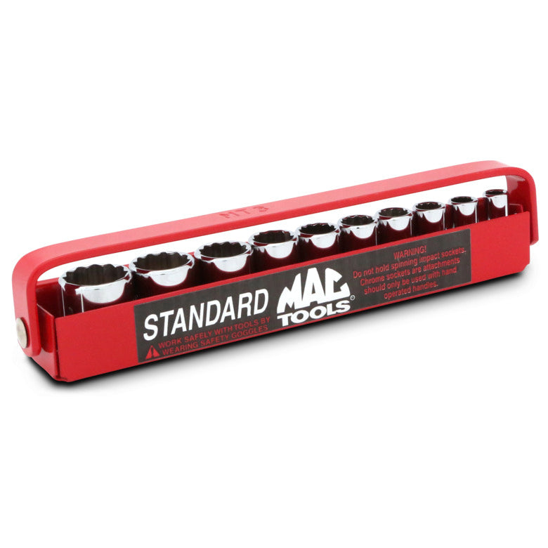 10-PC. 1/4" Drive SAE Socket Set - 12-PT.