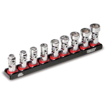 9-PC. 1/4" Drive Metric Universal Socket Set - 6-PT.